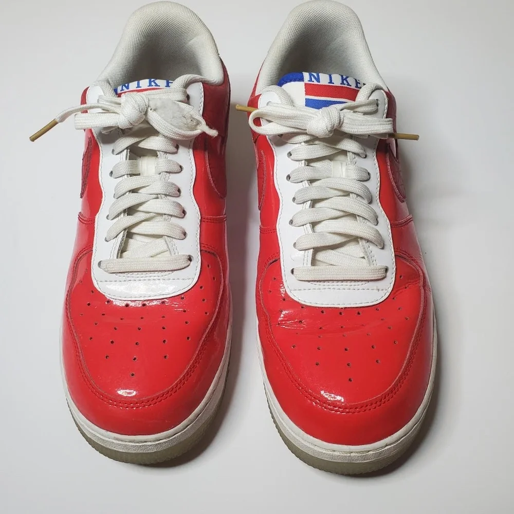Nike Air Force 1 Detroit Pistons 89 Champs Red CI9882-600 Size 10.5 Sneakers - Picture 1 of 3